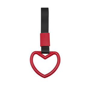 Anneau Tsurikawa de style JDM en forme de coeur avertissement de voiture métro train bus poignée sangle charme dérive anneau - Product Image 6