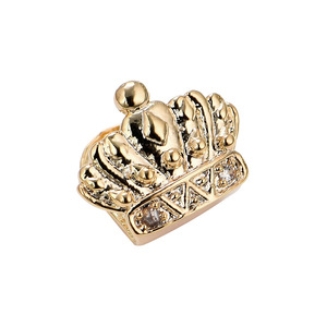 New Model Rapper Jewelry Gold <strong>Silver</strong> Rose Gold Metal Color Brass Hip Hop Single <strong>Crown</strong> <strong>Teeth</strong> Grillz - Product Image 2