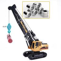 8CH 2,4G Outdoor Boys' Strongest Alloy Juguete de grúa para niños RC Modelos de grúa RC Crane Toy