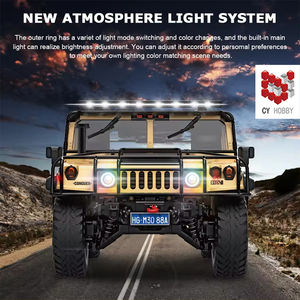 1/10 2,4G 4WD <span class=keywords><strong>Hummer</strong></span> H1 Pickup SUV Control remoto eléctrico <span class=keywords><strong>RC</strong></span> coche de juguete para niños (versión de perfil alto) - Product Image 6