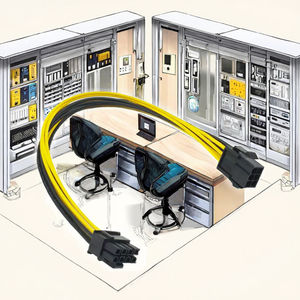 Kabel Jumper Dupont <span class=keywords><strong>2</strong></span> P <span class=keywords><strong>2</strong></span> Pin datar kustom pria 7P Pin <span class=keywords><strong>2</strong></span>.54 Mm Pitch 40Cm untuk peralatan rumah - Product Image 2