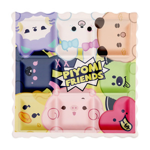 Cojín de Asiento Refrigerante Piyomi Friends, Almohada de Silla Transpirable y Ventilada para Verano, Uso en Oficina, Diseño Aleatorio - Product Image 1