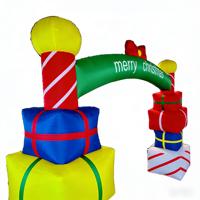 Arche publicitaire gonflable de Noël pour promotion extérieure en gros