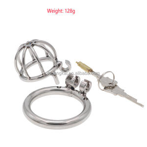 DongKai, superventas, <span class=keywords><strong>jaula</strong></span> <span class=keywords><strong>de</strong></span> <span class=keywords><strong>castidad</strong></span> <span class=keywords><strong>de</strong></span> acero inoxidable para hombres, dispositivo <span class=keywords><strong>de</strong></span> cinturón <span class=keywords><strong>de</strong></span> <span class=keywords><strong>castidad</strong></span> con bloqueo para hombres y mujeres, productos <span class=keywords><strong>de</strong></span> amor sexual BDSM - Product Image 3