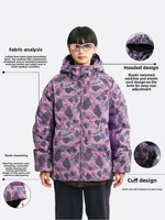 Blouson matelassé en nylon camouflage style américain, silhouette oversize inspirée de l'extérieur, coupe décontractée, vêtement utilitaire pour les trajets quotidiens, unisexe