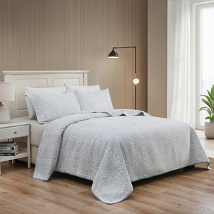 <span class=keywords><strong>Set</strong></span> Sprei Jacquard Katun Mewah  Sprei Bolak-Balik untuk Semua Musim, <span class=keywords><strong>Set</strong></span> Selimut Dua Sisi - Product Image 2