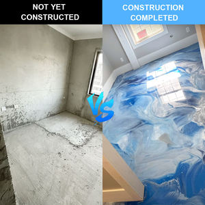 20 ، مجموعة إيبوكسي معدنية عالية القوة ثلاثية الأبعاد للأرضية طلاء السائل للمرآب والمنزل طريقة تطبيق الرش - Product Image 3