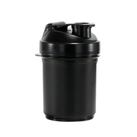 Bouteille shaker multifonctionnelle pour protéines avec compartiment de rangement