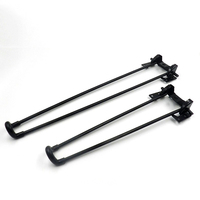 Pieds en métal détachables pour ordinateur Portable, Installation facile, bricolage, Portable, Mini ordinateur de bureau, de Table basse, meubles pliables et réglables, épingles à cheveux