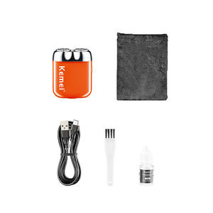 Afeitadora Eléctrica Kemei Km C56, Recortadora de Barba Rotativa, Impermeable IpX7, Recargable, para Hombre - Product Image 4