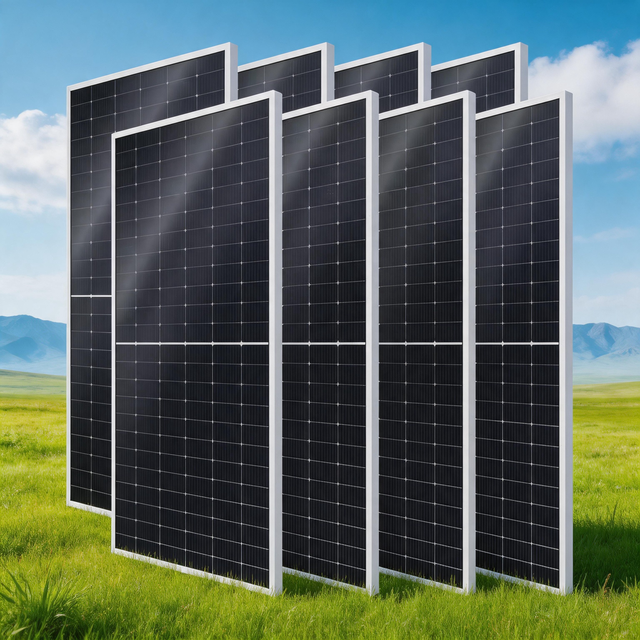 High Efficiency Commercial Home Use N-Type Monocrystalline 580-600W Solar Panels Solar Photovoltaic Panels PV Module