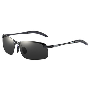 Gafas de sol polarizadas fotocromáticas de metal para hombre, protección UV400 antirreflejos para pesca, conducción y deportes al aire libre - Product Image 2