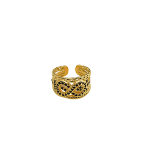 Anillos de Moda en Acero Inoxidable 316L con Baño de Oro PVD, Diseño Sostenible y Resistente - Product Image 2