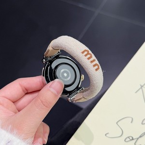 Correa de reloj elástica trenzada con diseño de letras, compatible con <span class=keywords><strong>Huawei</strong></span> <span class=keywords><strong>Watch</strong></span> <span class=keywords><strong>Fit</strong></span> 3 GT5 <span class=keywords><strong>Watch</strong></span> 4, correa elástica, pulsera cómoda - Product Image 3