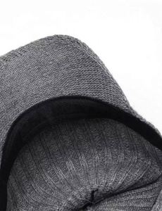 Autumn Winter Women Lady Warm Jacquard Baseball Cap Casual Fashion Solid Knitted <b>Hat</b> - Product Image 3