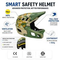 Casque VTT intégral OEM couleur personnalisée CE pour descente et enduro, moule privé, faible MOQ, échantillon en 7 jours