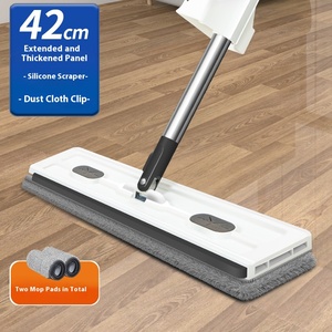 2025 Mới Lớn Phẳng Chenille Lau Thấm Bền Vững Làm Sạch Mạnh Mẽ Hộ Gia Đình Một Bước Làm Sạch Bàn Miễn Phí Vận Chuyển Hands-Free - Product Image 6