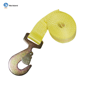 Sangle de fixation HIDEA de 2 pouces avec mousqueton plat ou mousqueton plat torsadé en polyester pour camion à plateau - Product Image 4
