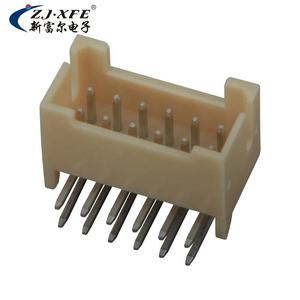 Connecteur fil-carte 2,0 mm, double rangée, à angle droit, à aiguille coudée, à passage traversant, pas de 2,0 mm - Product Image 3