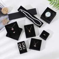 Boîte en papier kraft avec couvercle et base de style tiroir, en stock, pour l'emballage de cadeaux d'accessoires masculins en boutique
