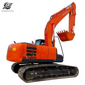 Excavadora de cadenas Hitachi200 usada, 20 toneladas, cucharón de 1m³, marca original japonesa, excavadora de construcción mediana, pocas horas, buen estado. - Product Image 1