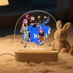 Luz Nocturna LED Personalizada de K-Pop, Regalo Personalizado de Anime Demon Huntrix Mira Rumi Zoey para Fans, Regalo de Cumpleaños y Navidad para Amantes <span class=keywords><strong>del</strong></span> K-Pop - Product Image 5