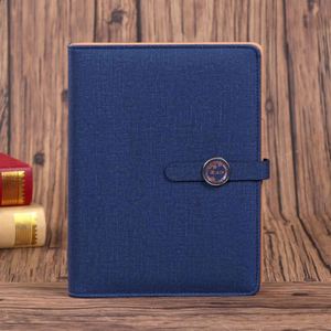 Wholesale Customizable Factory Direct Supply Custom Logo <b>A5</b> Loose-leaf Buckle Notebook Suit Leather Cover Business Notepad <b>Diary</b> - Product Image 4