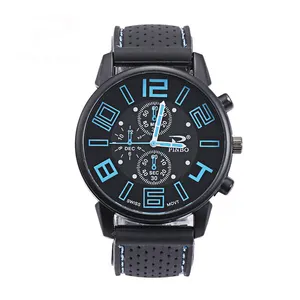 Мужские часы от топ бренда, роскошные кожаные 2020 (каптен и сын), кварцевые часы, мужские часы, спортивные наручные часы Силиконовые часы Мода