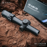 Aluminum Alloy Fast Focus 30mm HT1-5X24IR SFP IR Tactical Hunting Outdoor Shooting LPVO Waterproof Shockproof Scope