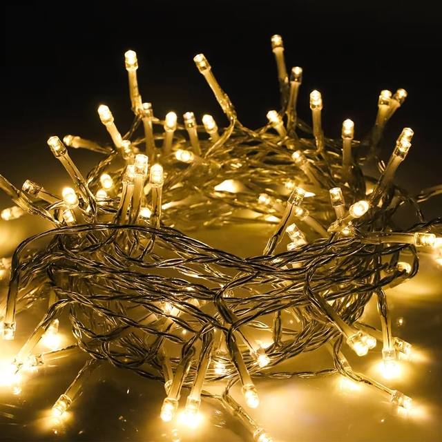 100pcs F5 LED String Lights Outdoor Light Led fairy Lamp Wireless Waterproof Barbecue Party Twinkle