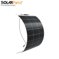 Panneau solaire flexible ultra-fin 100W sans perçage pour l'extérieur des camping-cars