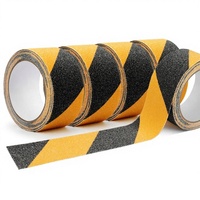 Bande antidérapante mate transfrontalière en PVC acrylique coloré, imperméable, sans trace, résistante à l'usure, pour marquage de marches d'escalier, forte adhérence antidérapante