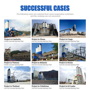 Nueva planta de procesamiento por lotes HZS 90 m3/h, máquina de construcción, línea de producción de hormigón premezclado, estación mezcladora de hormigón de 90 metros cúbicos - Product Image 2