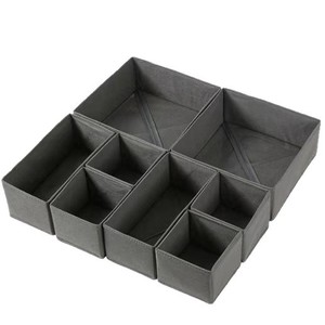 Clothing Organizer <b>Storage</b> <b>Box</b> Set 6pcs Non-Woven Fabric Rectangular <b>Drawer</b> Underwear Socks Bra Panties Organizer - Product Image 5