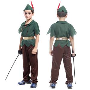 Halloween Garçons Vert Forêt Prince Cosplay Garçon <span class=keywords><strong>Peter</strong></span> <span class=keywords><strong>Pan</strong></span> Costume DISP-008-5 - Product Image 3