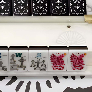 Jeu de Mahjong américain en acrylique Miss Catalina, tuiles en forme d'oiseaux, jeu de société parfait pour la maison, la salle de jeux, les fêtes et les cadeaux - Product Image 3