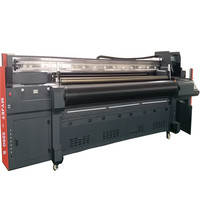Imprimante à jet d'encre publicitaire Uv 3.2m 10 pieds Led Uv G5 rouleau à rouleau imprimante pour papier peint grand Format hybride extérieur