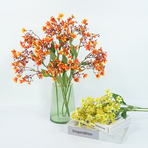 Stelo di Dafne Artificiale, Bouquet di Dafne in Seta Sintetica per Decorazioni Domestiche, Matrimoni e Feste - Product Image 4