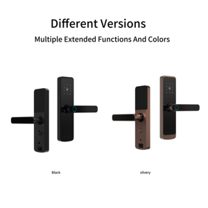 Tuya Kỹ Thuật Số Wifi Thông Minh Khóa Nhôm Thép Cửa Đa-Khóa Ứng Dụng Điều Khiển Hỗ Trợ Mã Thẻ Chìa Khóa Truy Cập Mật Khẩu Lưu Trữ Dữ Liệu - Product Image 4