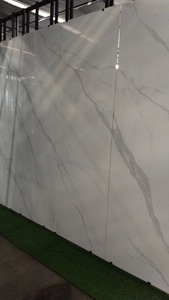 烧结石材大理石外观的耐用现代设计墙板瓷砖，适用于卧室、餐厅、家庭办公室 - Product Image 3