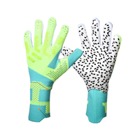 Guantes de Portero Profesionales para Exteriores, Látex Elite, Sin Dedos, Antideslizantes, Malla 3D Transpirable, Soporte de Muñeca con Vendaje, para Adultos