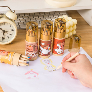Lápices de Madera Kapibala, 12 Piezas, Mina HB, para Colorear y Escribir, Diseño de Dibujos Animados, Regalo para Niños - Product Image 2