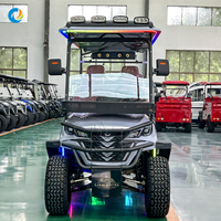 Voiturette de golf électrique personnalisée 48 V 2026 avec moteur AC 4 kW, 6 places, pour terrains de golf et centres de villégiature