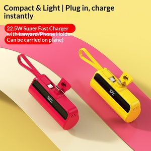 พาวเวอร์แบงค์ขนาดพกพา 5000mAh รุ่นแคปซูล ชาร์จเร็วพิเศษ สำหรับมือถือ - Product Image 5