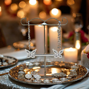 Anillo de Titanio para el <span class=keywords><strong>Pecho</strong></span> con Extremos de Mariposa de Circonio, Joyería de Acero Inoxidable con Recubrimiento PVD para <span class=keywords><strong>Piercing</strong></span> de Pezón, Rosca Externa, para Bodas - Product Image 6