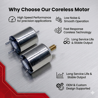 Moteur CC sans noyau YIFENG 1215 1,5V-12V à réponse ultra-rapide, haute efficacité, faible vibration, certifié CE ISO pour la maison intelligente