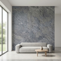 Revêtement mural moderne en pierre souple légère 600x1200mm en porcelaine souple pour projets de façade intérieure/extérieure de supermarchés