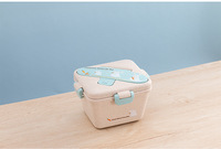 Boîte à lunch légère, écologique, sans BPA, résistante aux fuites, compatible micro-ondes, de qualité alimentaire, pour enfants, garçons et filles, avec compartiments, chauffable