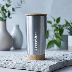 Vaso <span class=keywords><strong>De</strong></span> Acero Inoxidable Doble Pared Aislado al Vacío Vaso Delgado Taza <span class=keywords><strong>De</strong></span> Café Con Pajita Tapa <span class=keywords><strong>De</strong></span> Bambú Y Base 20oz - Product Image 3