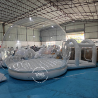 Tente gonflable bulle PVC extérieure sur mesure pour fêtes et mariages